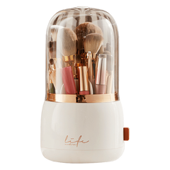 360 Rotating Makeup Brush Storage Tube Pen Holder Lipstick Storage Box