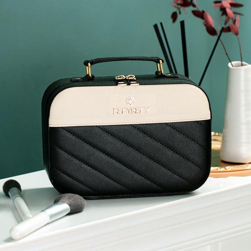 Portable Make Up Bag Large Capacity Cosmetic Organizer Case