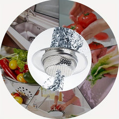 Stainless Steel Sink Strainer Drain Stopper Bathroom Hair Catcher