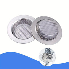 Stainless Steel Sink Strainer Drain Stopper Bathroom Hair Catcher