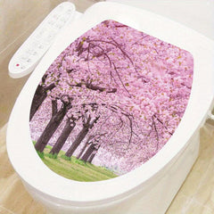 Creative Toilet Lid Decal for Fun Bathroom Decor
