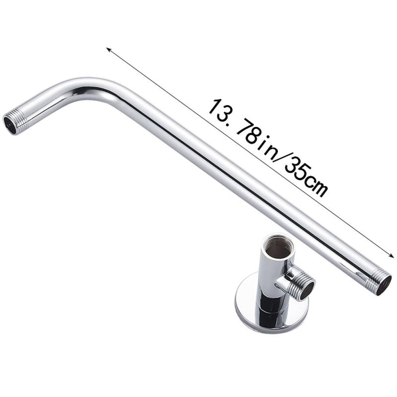 Enhance Shower Experience with Wall Mounted Overhead Shower Head & Arm