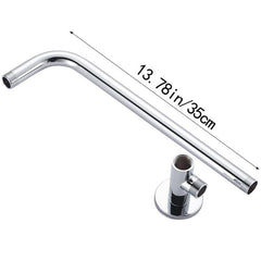 Enhance Shower Experience with Wall Mounted Overhead Shower Head & Arm