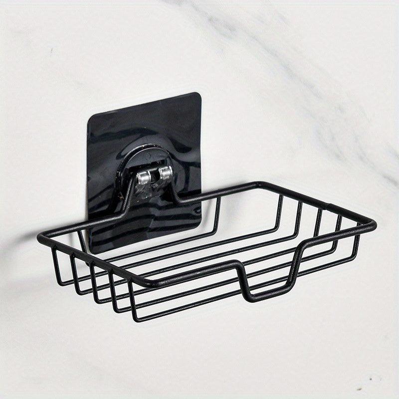 Stainless Steel Soap Box Wall Mount Bathroom Storage Rack