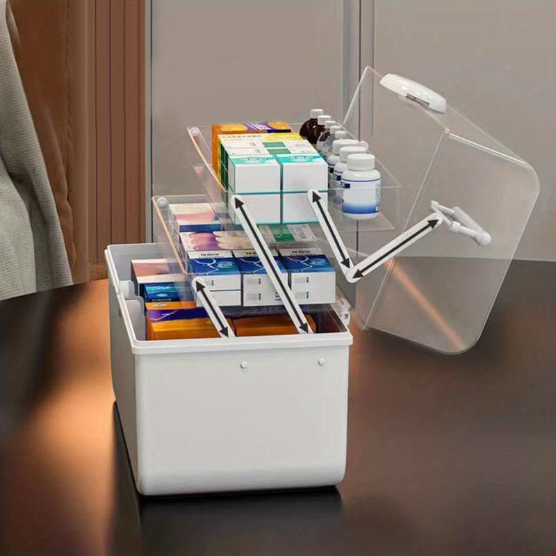 Portable Layer Nail Art Tool Storage Box Nail Polish Organizer