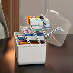 Portable Layer Nail Art Tool Storage Box Nail Polish Organizer