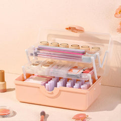 Portable Layer Nail Art Tool Storage Box Nail Polish Organizer