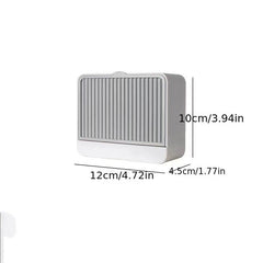 Wall Mounted Soap Box With Lid Drain Soap Rack Waterproof Soap Case