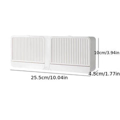 Wall Mounted Soap Box With Lid Drain Soap Rack Waterproof Soap Case