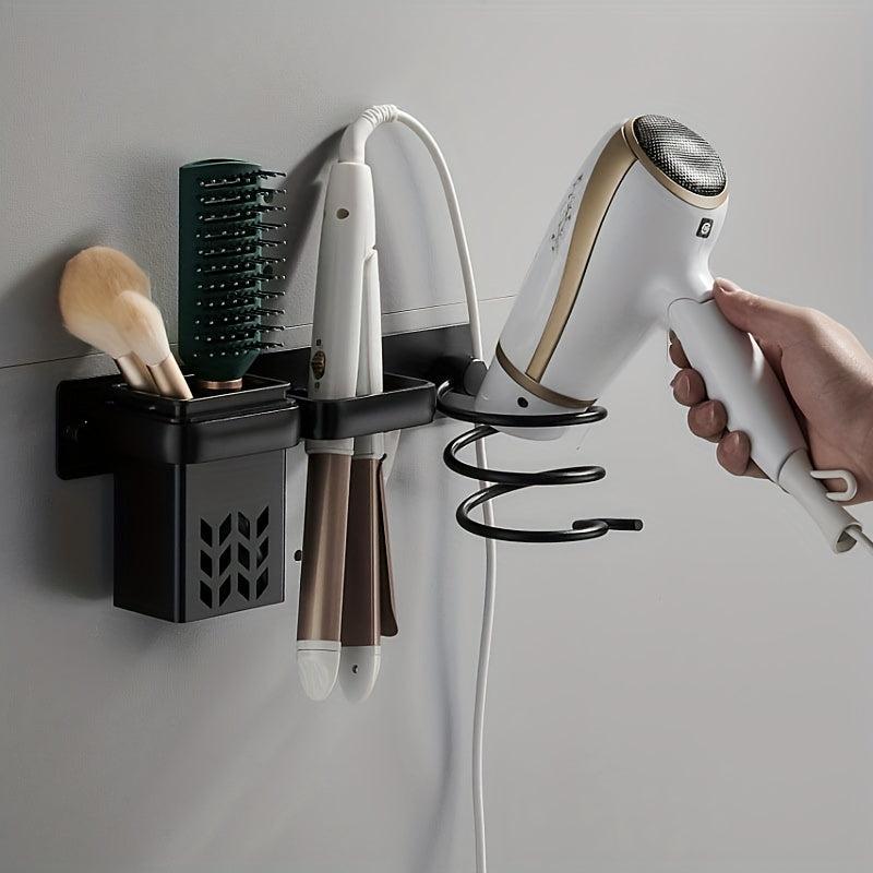 Space Saving Hair Dryer Holder Wall Mounted Bracket for Straighteners