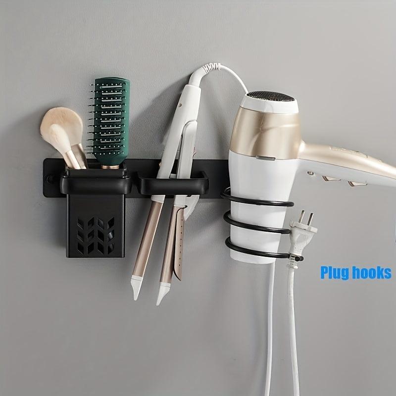 Space Saving Hair Dryer Holder Wall Mounted Bracket for Straighteners