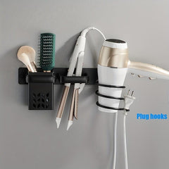 Space Saving Hair Dryer Holder Wall Mounted Bracket for Straighteners
