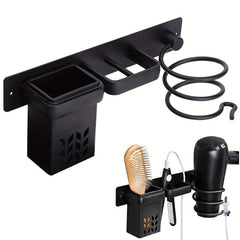 Space Saving Hair Dryer Holder Wall Mounted Bracket for Straighteners