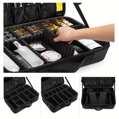 Waterproof Cosmetic Storage Box with Divider Tool Box