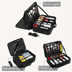 Waterproof Cosmetic Storage Box with Divider Tool Box