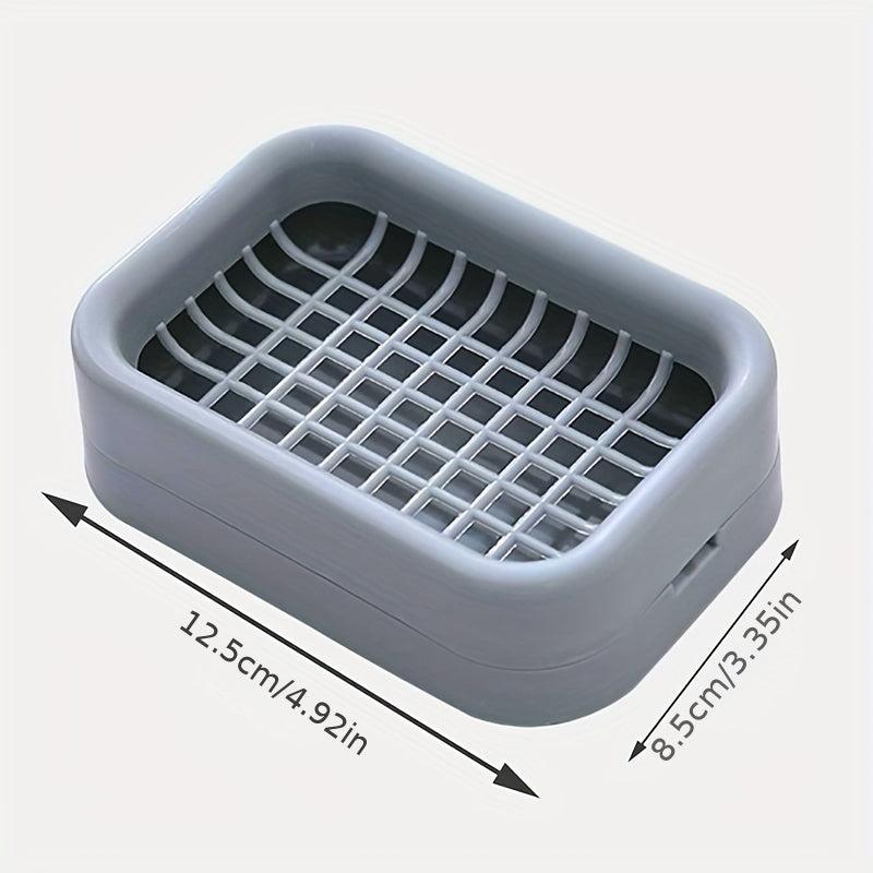 Double Layer Soap Box with Drain Grid