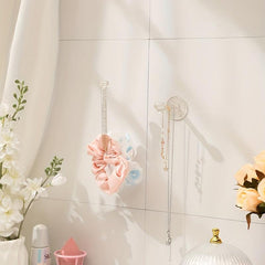 2pcs Bathroom Clear Towel Hook for Small Items Hanging