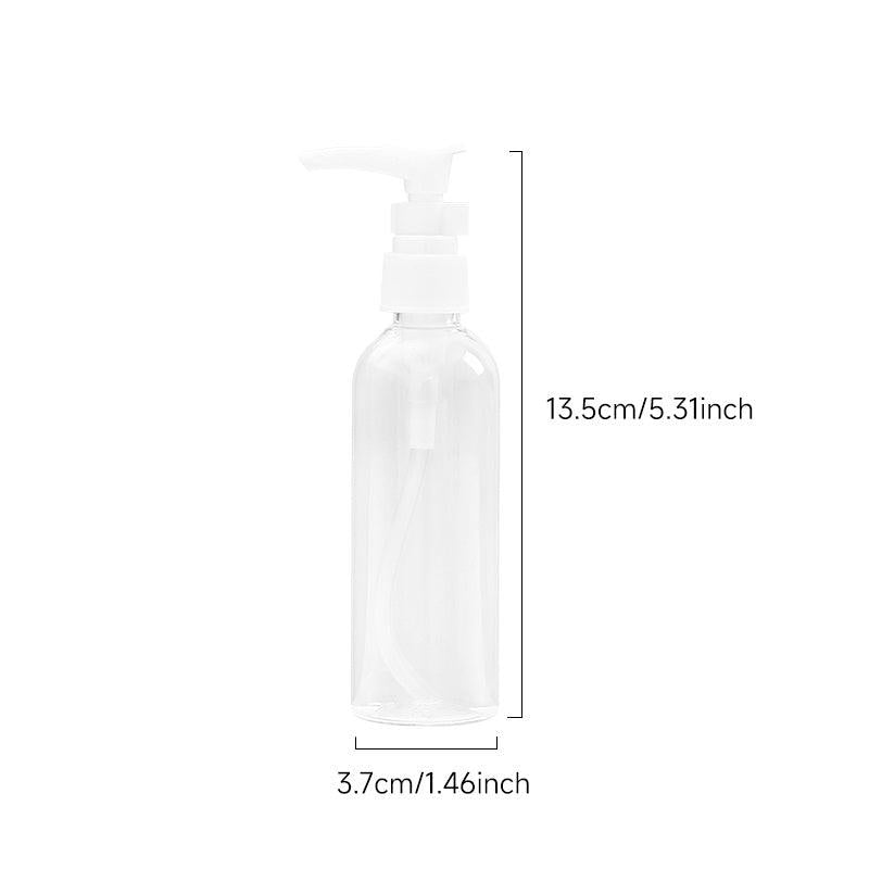 1pc Leak-proof Travel Bottle Dispensing Bottle Portable Transparent Dispenser