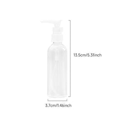1pc Leak-proof Travel Bottle Dispensing Bottle Portable Transparent Dispenser