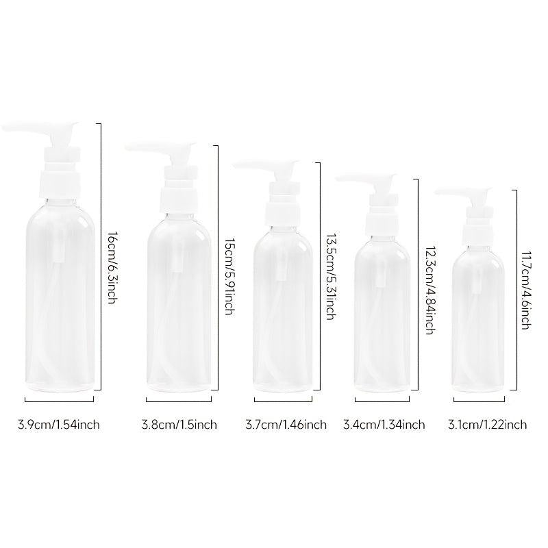 1pc Leak-proof Travel Bottle Dispensing Bottle Portable Transparent Dispenser