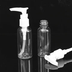 1pc Leak-proof Travel Bottle Dispensing Bottle Portable Transparent Dispenser