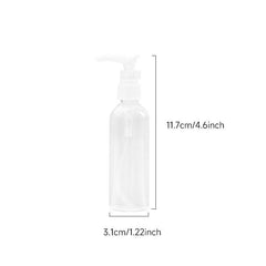 1pc Leak-proof Travel Bottle Dispensing Bottle Portable Transparent Dispenser