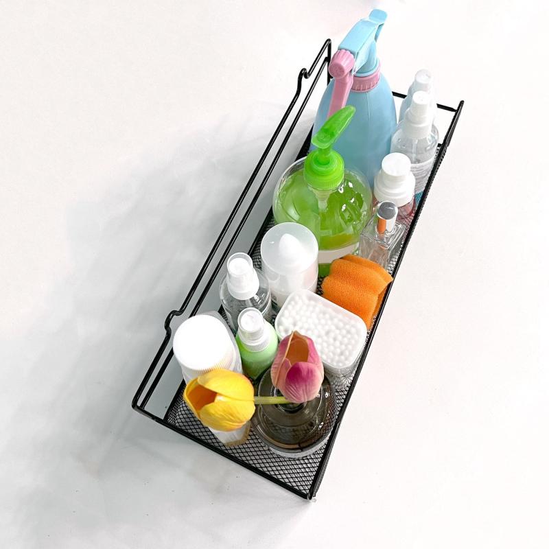 Shower Caddy Basket Shelf Wall Mounted Bathroom Storage Rack
