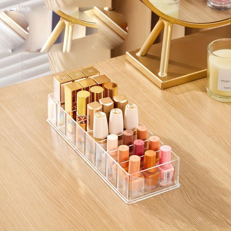 Acrylic Eyeshadow Storage Box Makeup Organizer Lipstick Vanity Shelf
