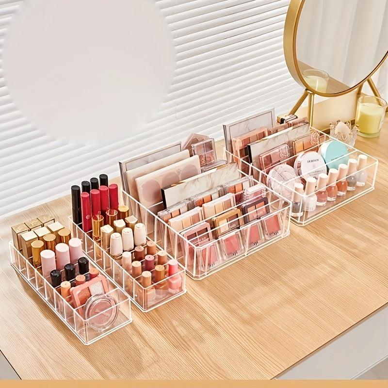 Acrylic Eyeshadow Storage Box Makeup Organizer Lipstick Vanity Shelf