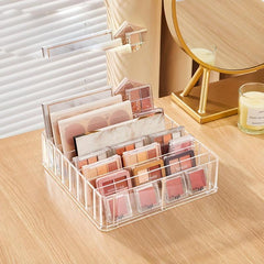 Acrylic Eyeshadow Storage Box Makeup Organizer Lipstick Vanity Shelf