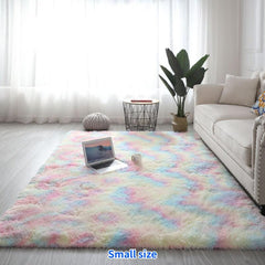 Nordic Style Tie Dye Carpet Living Room Coffee Table Mat