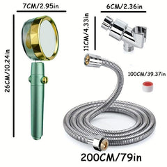 200 Long Stainless Steel Handheld Shower Hose Set