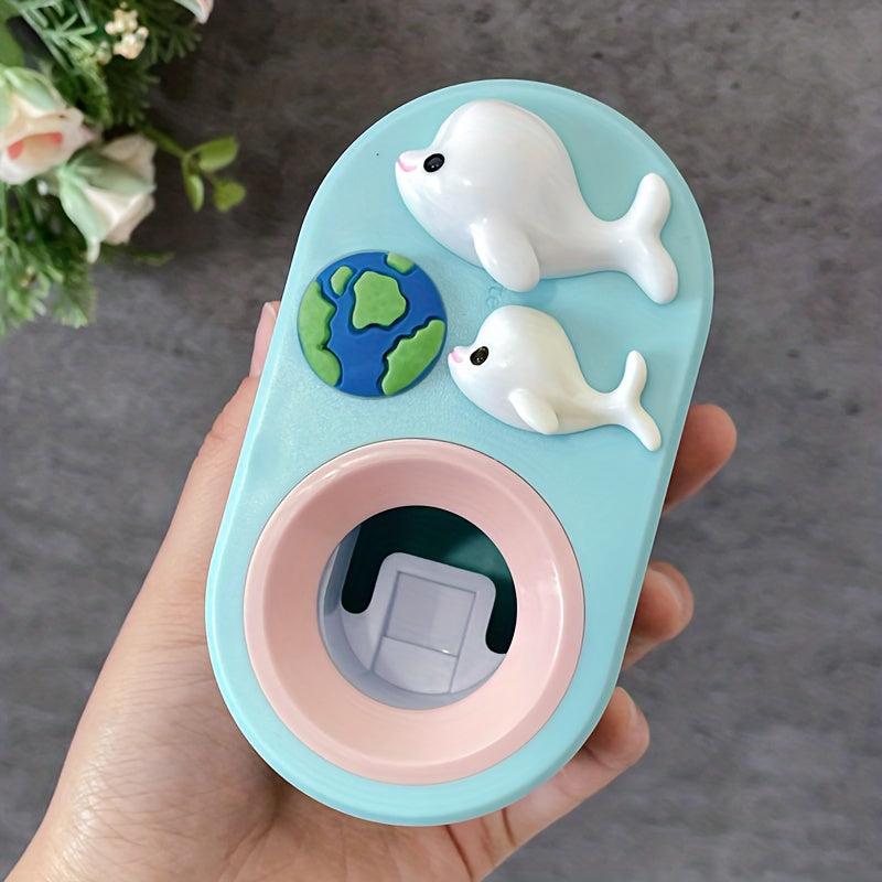 Rabbit Toothpaste Squeezer Holder for Bathroom Wall - Easy & Convenient