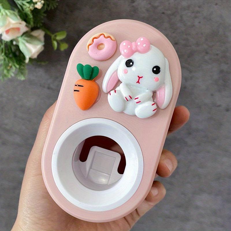 Rabbit Toothpaste Squeezer Holder for Bathroom Wall - Easy & Convenient