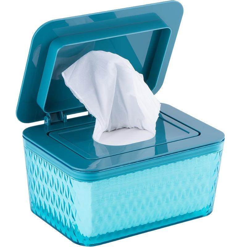 Large Capacity Wipes Dispenser Box with Lid