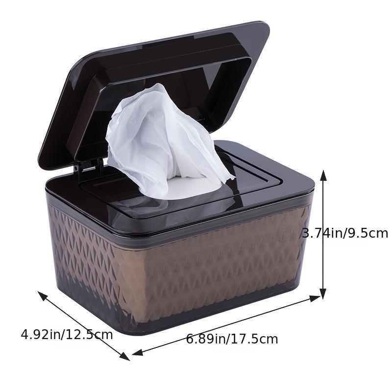 Large Capacity Wipes Dispenser Box with Lid