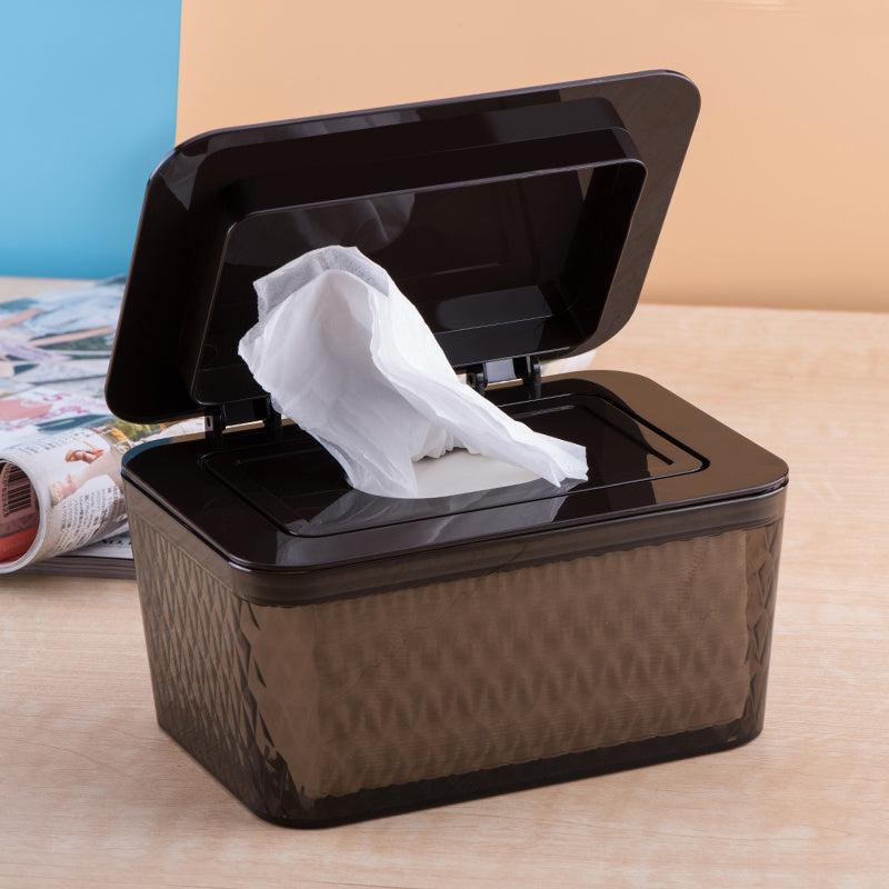 Large Capacity Wipes Dispenser Box with Lid