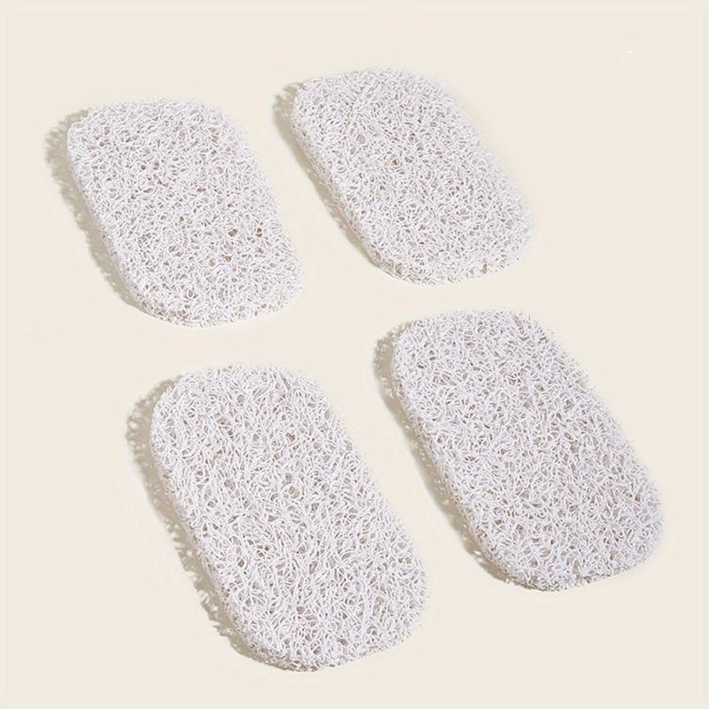 4pcs Solid Dry Soap Dish Soap Saver Pad Bars Soap Holder For Shower