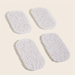 4pcs Solid Dry Soap Dish Soap Saver Pad Bars Soap Holder For Shower