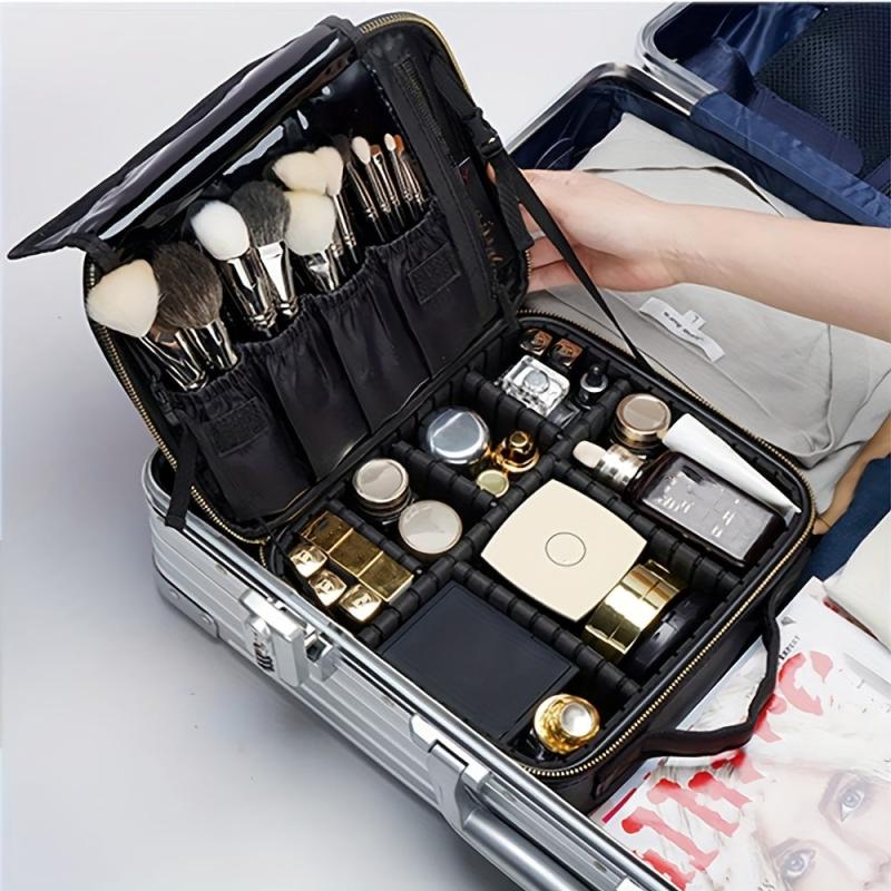 Large Capacity Waterproof Makeup Bag Professional Cosmetic Organizer Cases