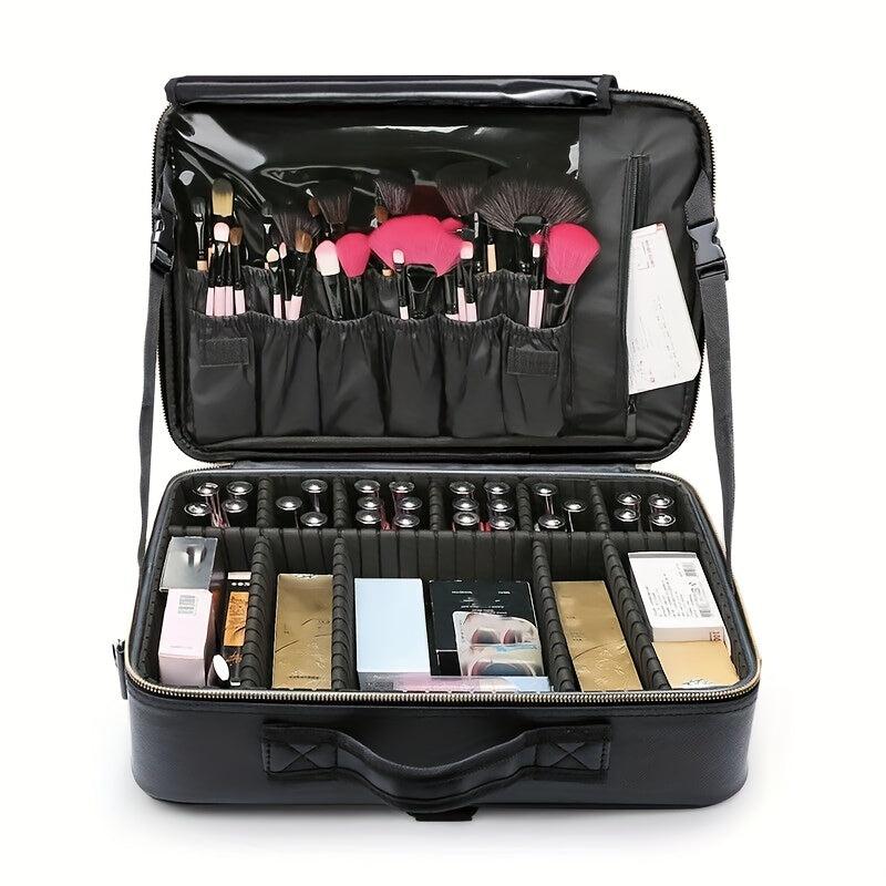 Large Capacity Waterproof Makeup Bag Professional Cosmetic Organizer Cases
