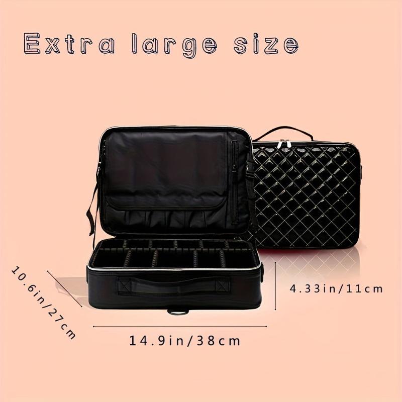 Large Capacity Waterproof Makeup Bag Professional Cosmetic Organizer Cases
