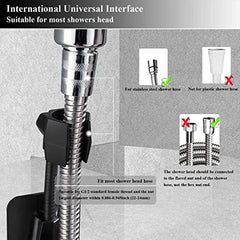360 Degree Rotatable Shower Head Bracket Strong Adhesive Holder