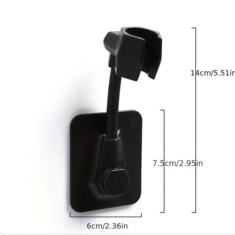 360 Degree Rotatable Shower Head Bracket Strong Adhesive Holder