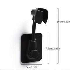 360 Degree Rotatable Shower Head Bracket Strong Adhesive Holder