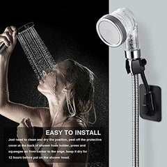 360 Degree Rotatable Shower Head Bracket Strong Adhesive Holder