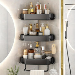 Corner Shower Caddy Wall Mounted Bathroom Storage Rack Organizer