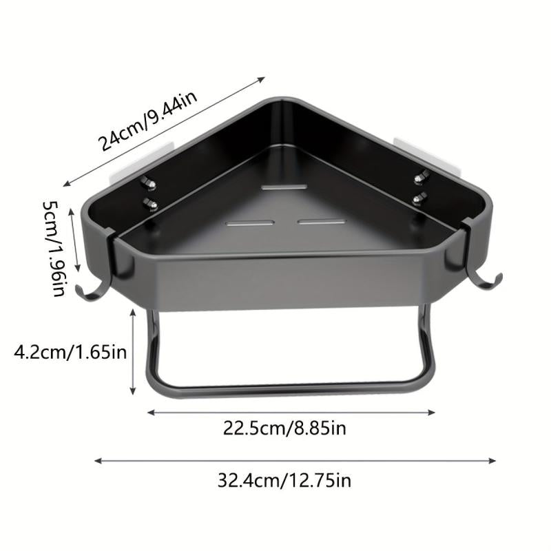 Corner Shower Caddy Wall Mounted Bathroom Storage Rack Organizer