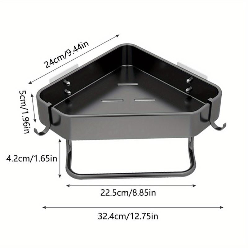 Corner Shower Caddy Wall Mounted Bathroom Storage Rack Organizer