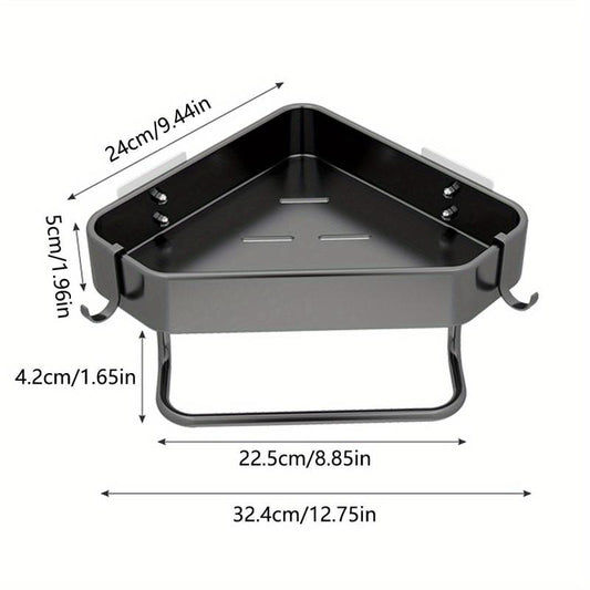Corner Shower Caddy Wall Mounted Bathroom Storage Rack Organizer